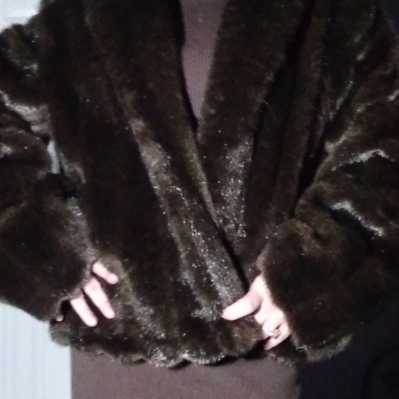 Fur bomber jacket - Picture 2 of 3